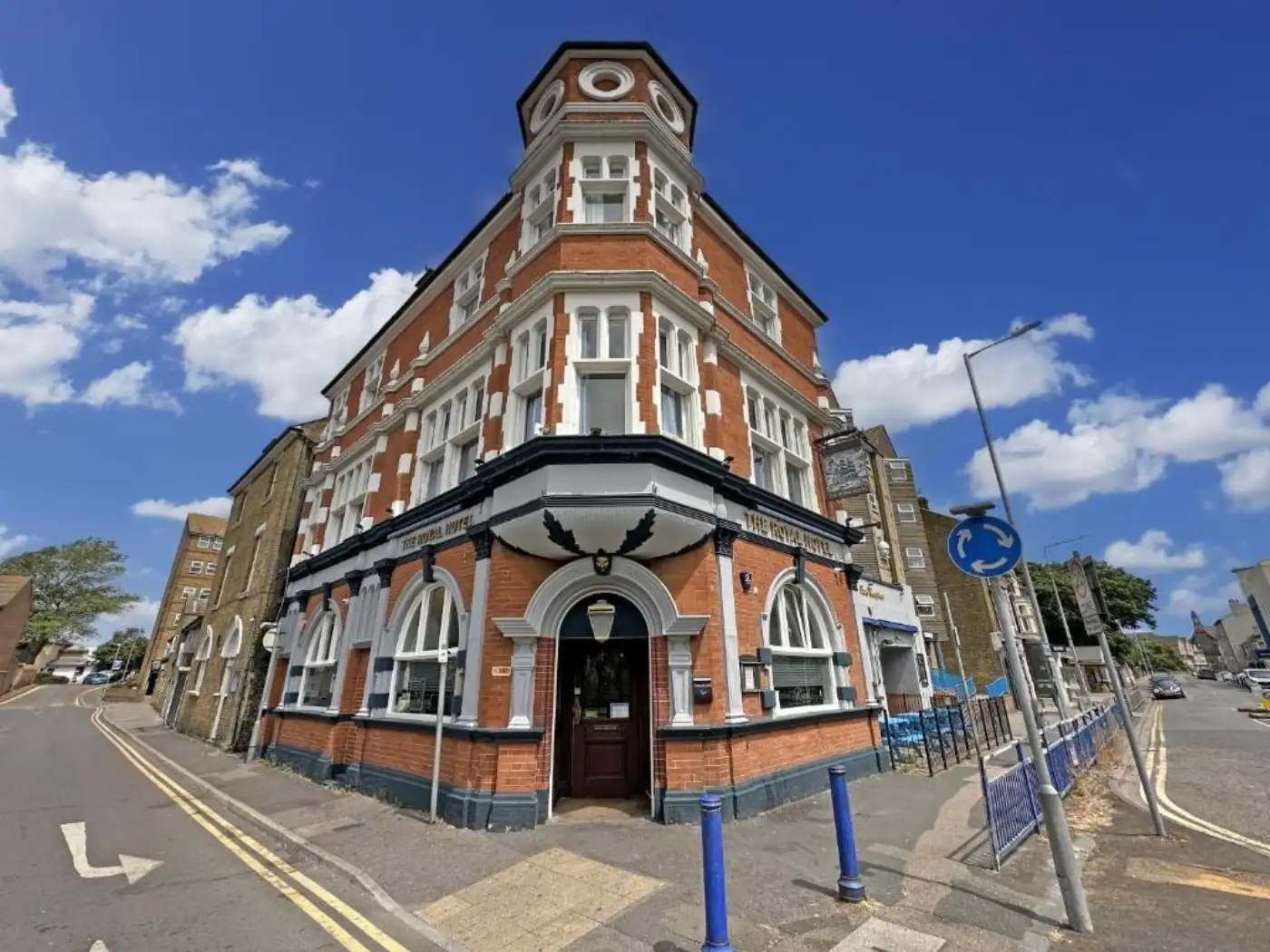 Royal Hotel Sheerness Victorian facade on The Broadway